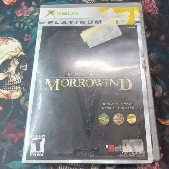 Elder Scrolls III: Morrowind GOTY Xbox – RPG Classic Platinum Hits Bethesda - Picture 1 of 3